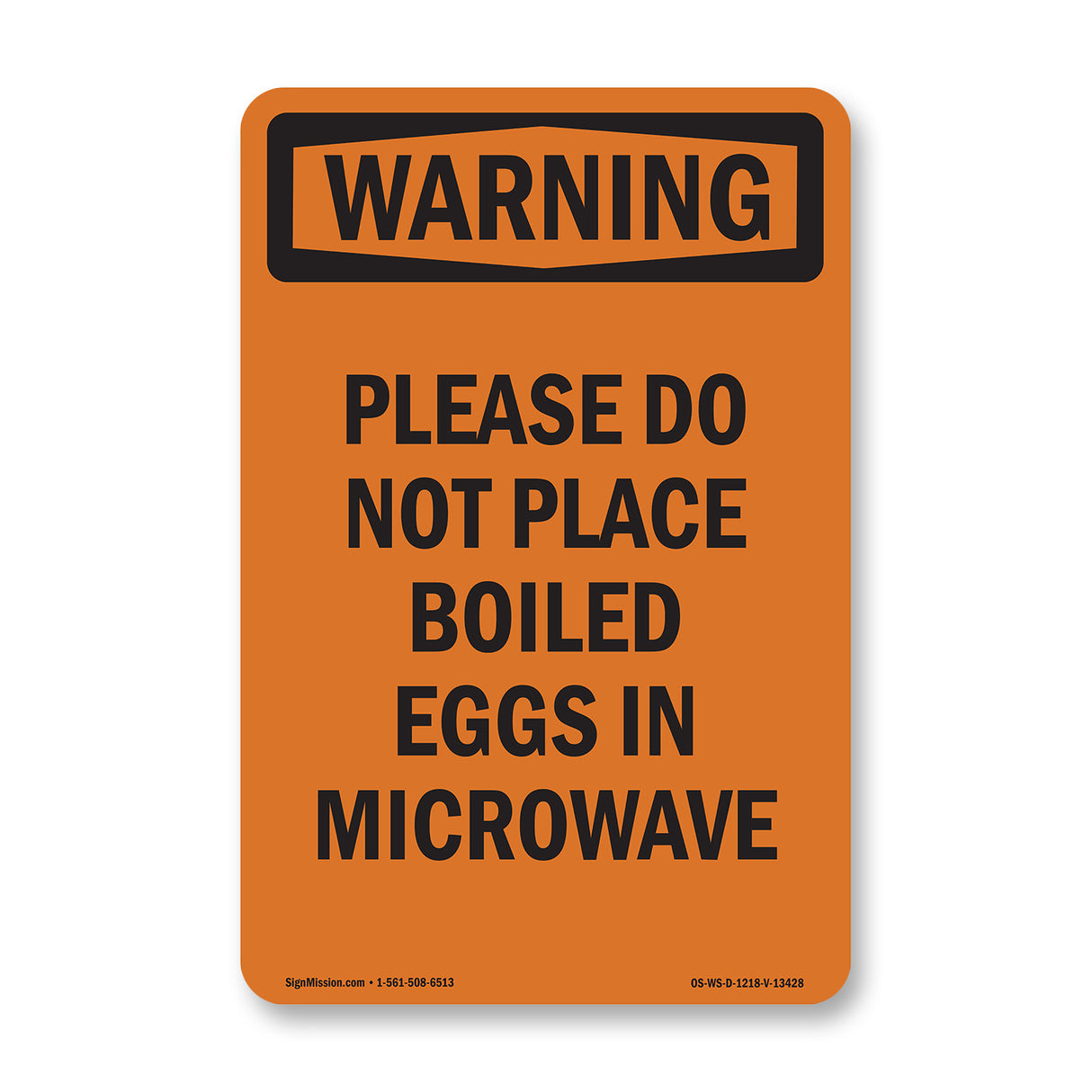 Please Do Not Place Boiled Eggs In Microwave