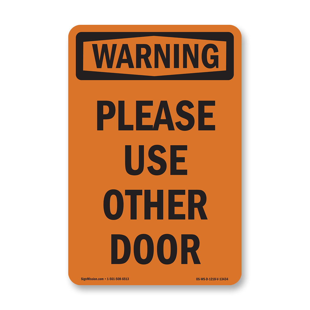 Please Use Other Door