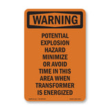 Potential Explosion Hazard Minimize