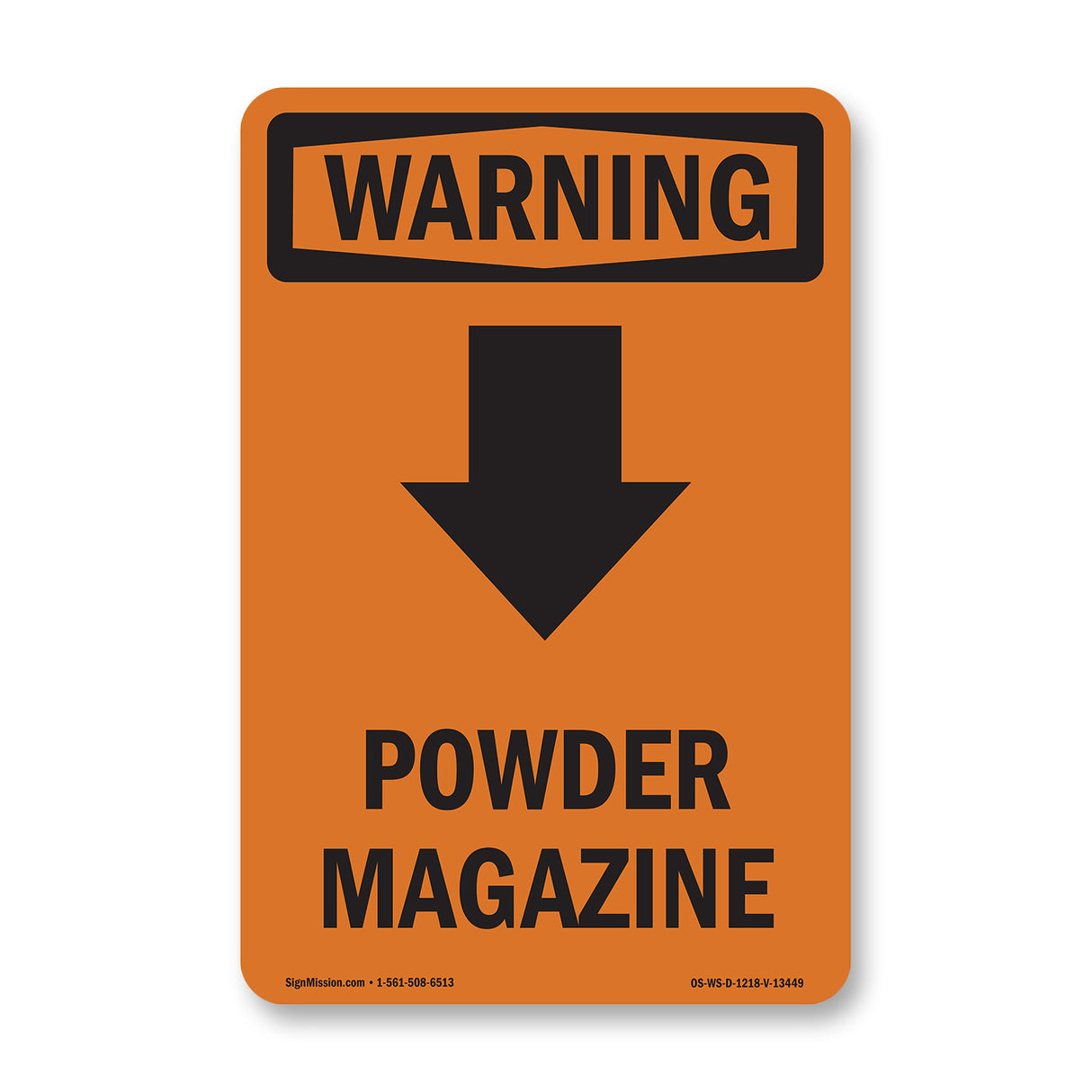 Powder Magazine [Down Arrow] With Symbol