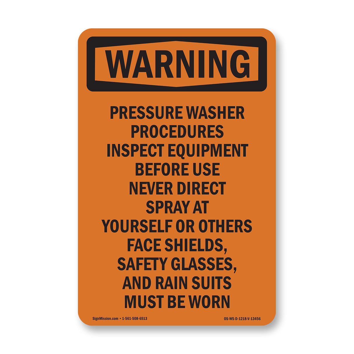 Pressure Washer Procedures Inspect Equipment