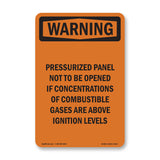 Pressurized Panel Not To Be Opened