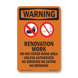 Renovation Work Do Not Enter Work Area