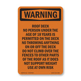 Roof Deck No Person Under The