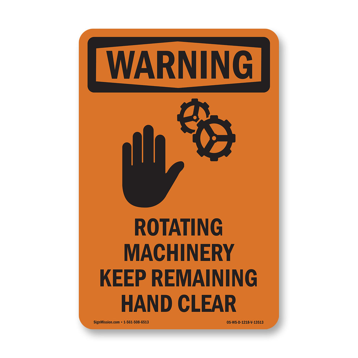 Rotating Machinery Keep Remaining With Symbol