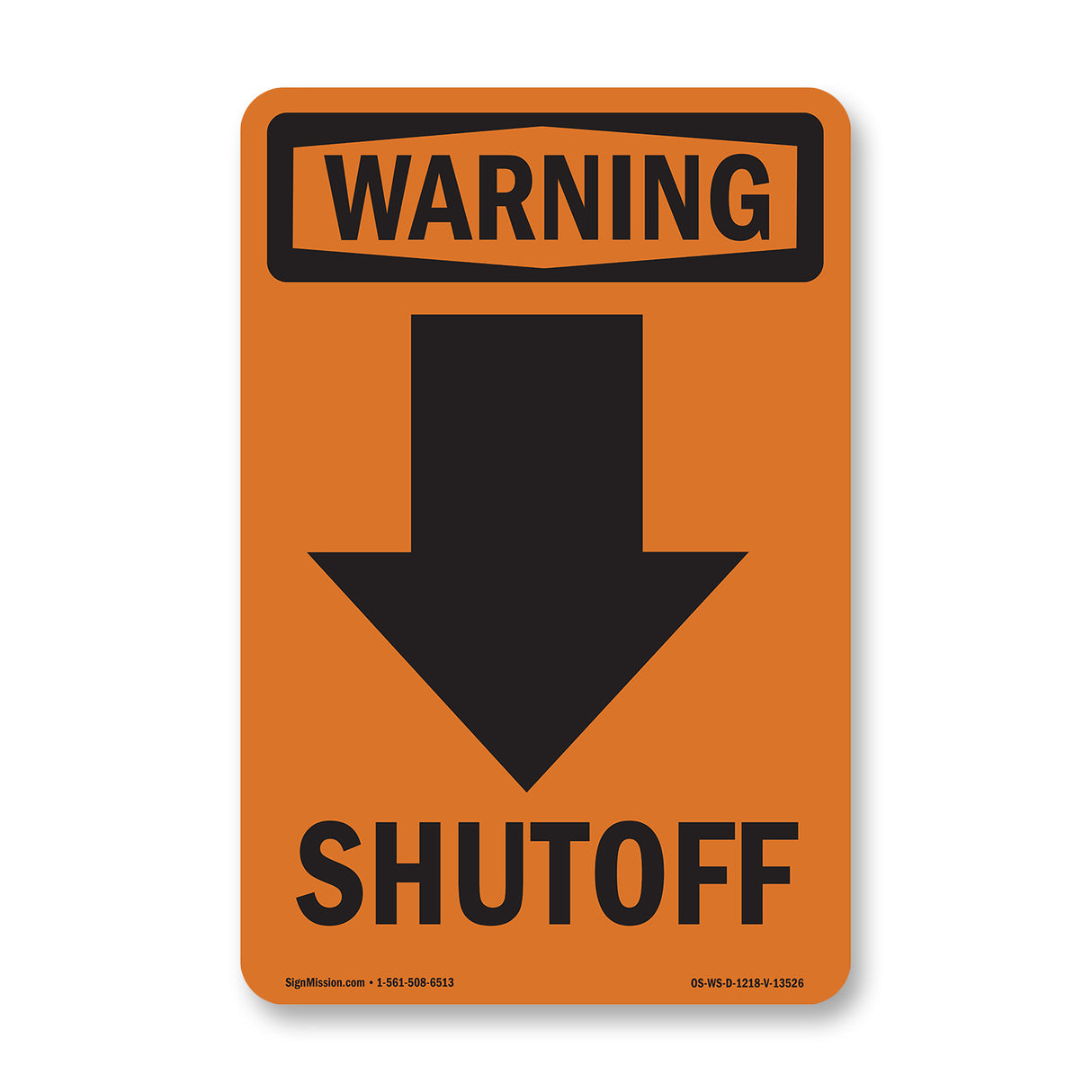 Shutoff [Down Arrow] With Symbol