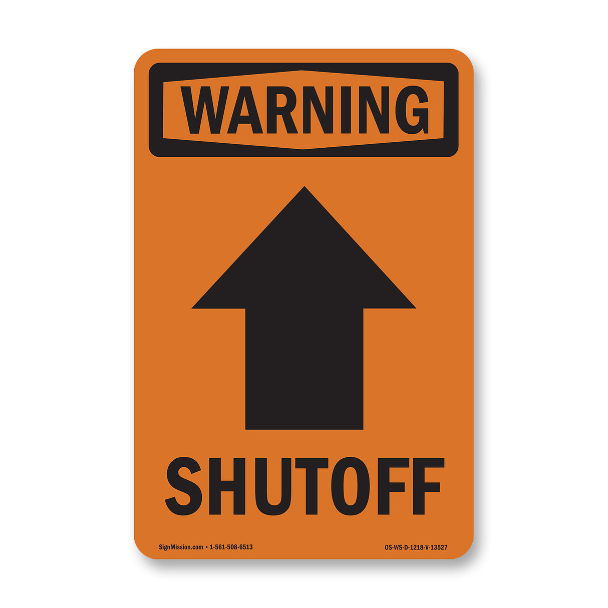 Shutoff [Up Arrow] With Symbol