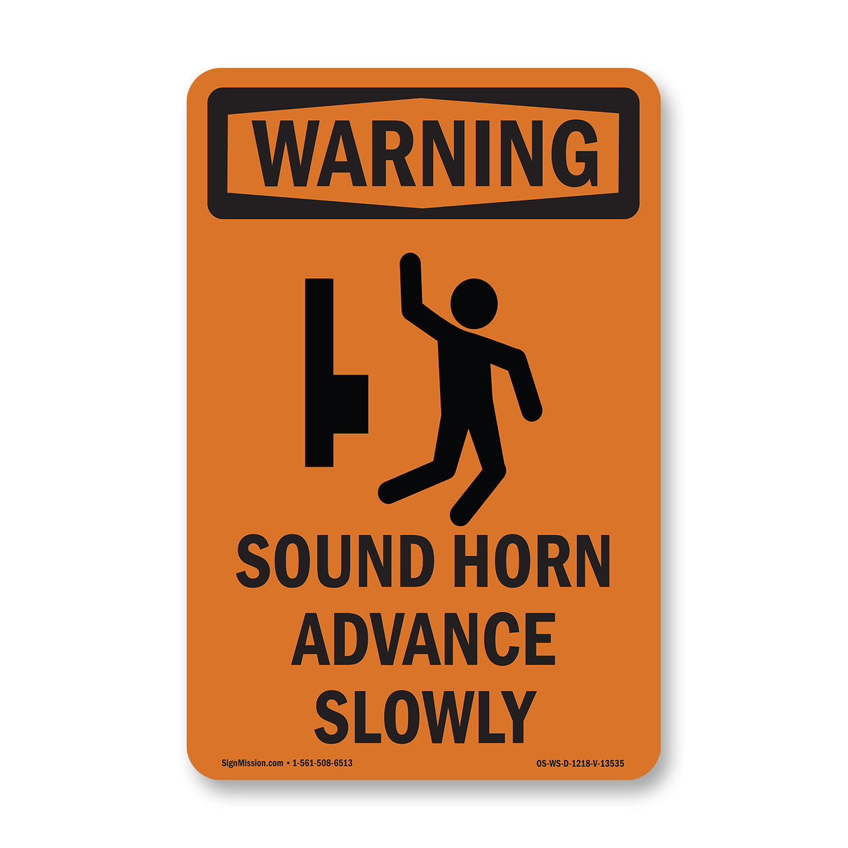 Sound Horn Advance Slowly With Symbol