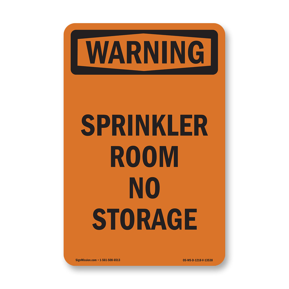 Sprinkler Room No Storage