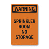 Sprinkler Room No Storage