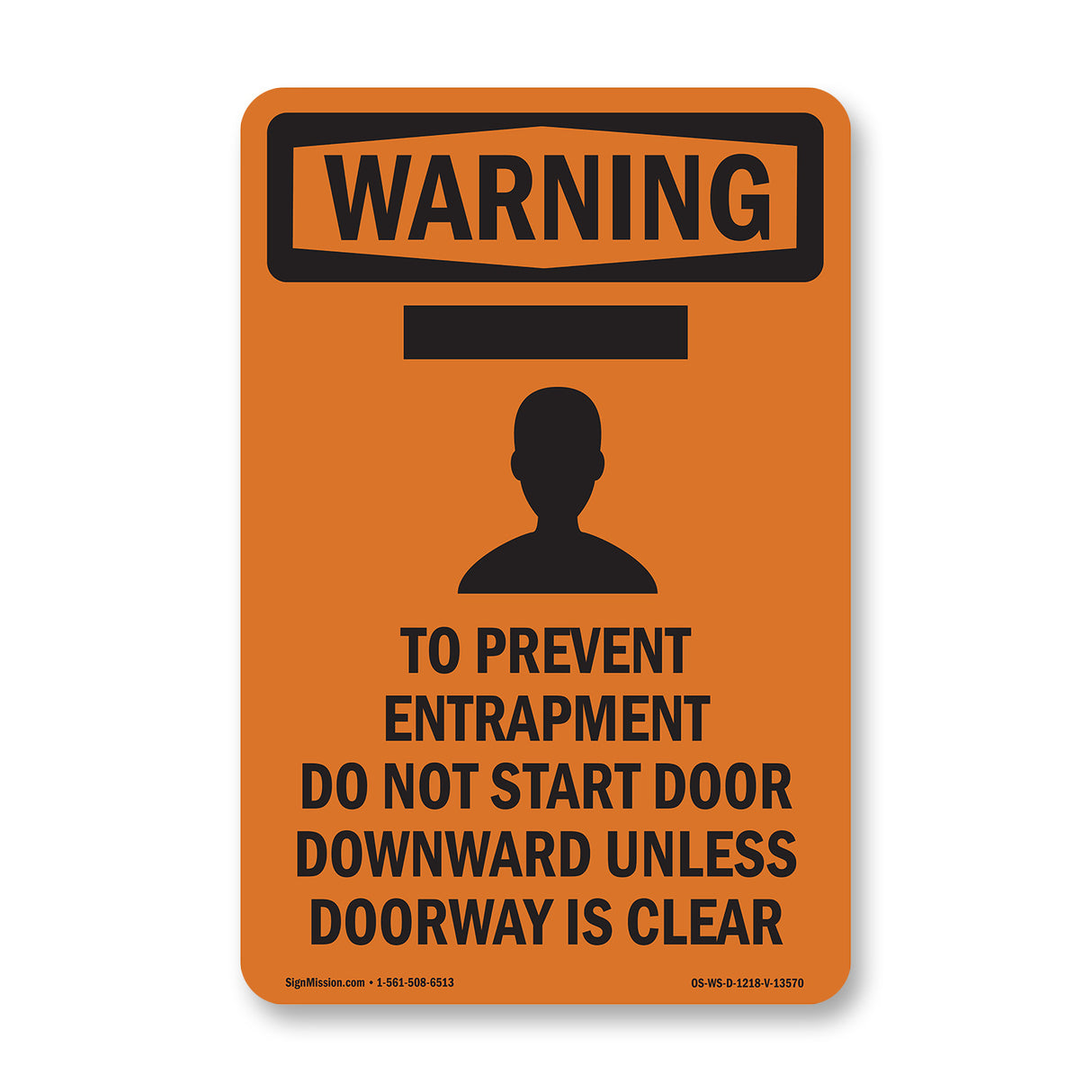 To Prevent Entrapment Do Not With Symbol