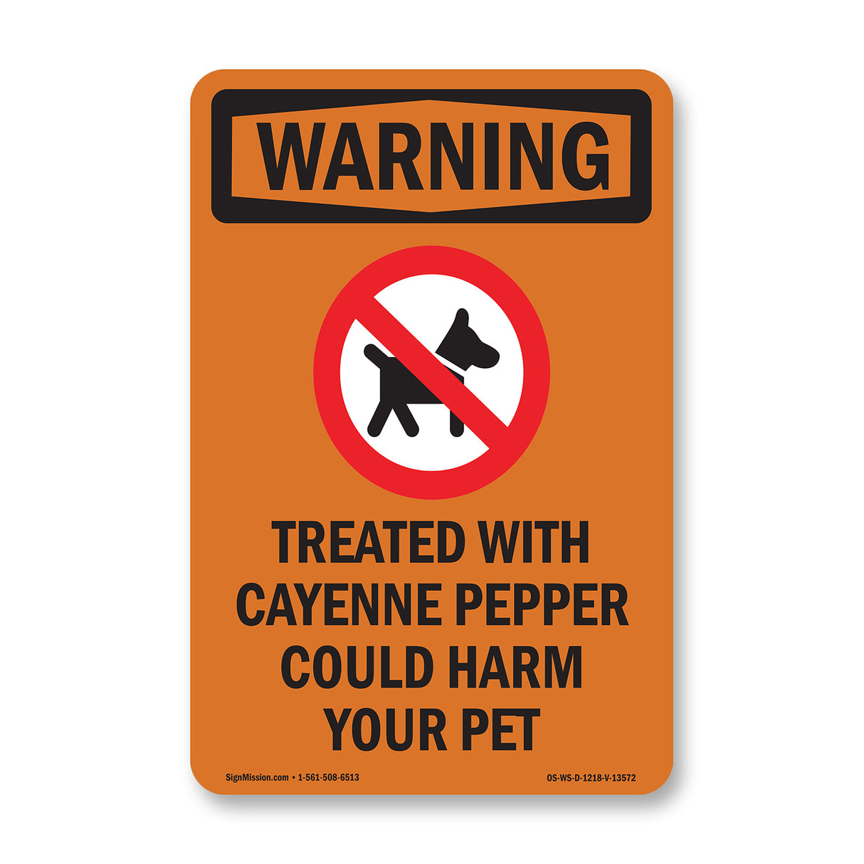 Treated With Cayenne Pepper With Symbol