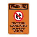 Treated With Cayenne Pepper With Symbol