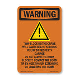 Two-Blocking The Crane Will Cause Death