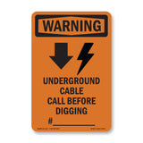 Underground Cable Call Before