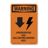 Underground Gas Call #811 Bilingual