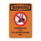 Underground Gas Call #811 Bilingual