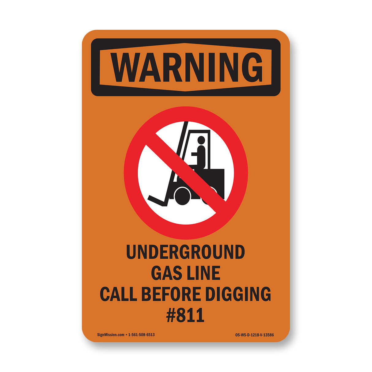Underground Gas Line Call #811 Bilingual