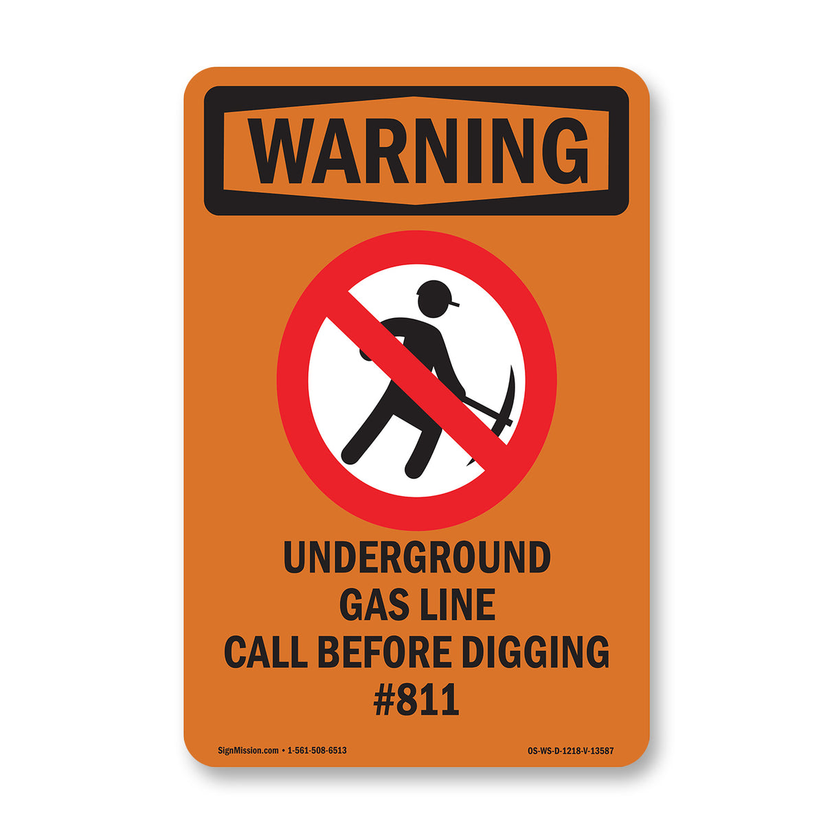 Underground Gas Line Call #811 Bilingual