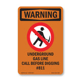 Underground Gas Line Call #811 Bilingual