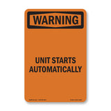 Unit Starts Automatically
