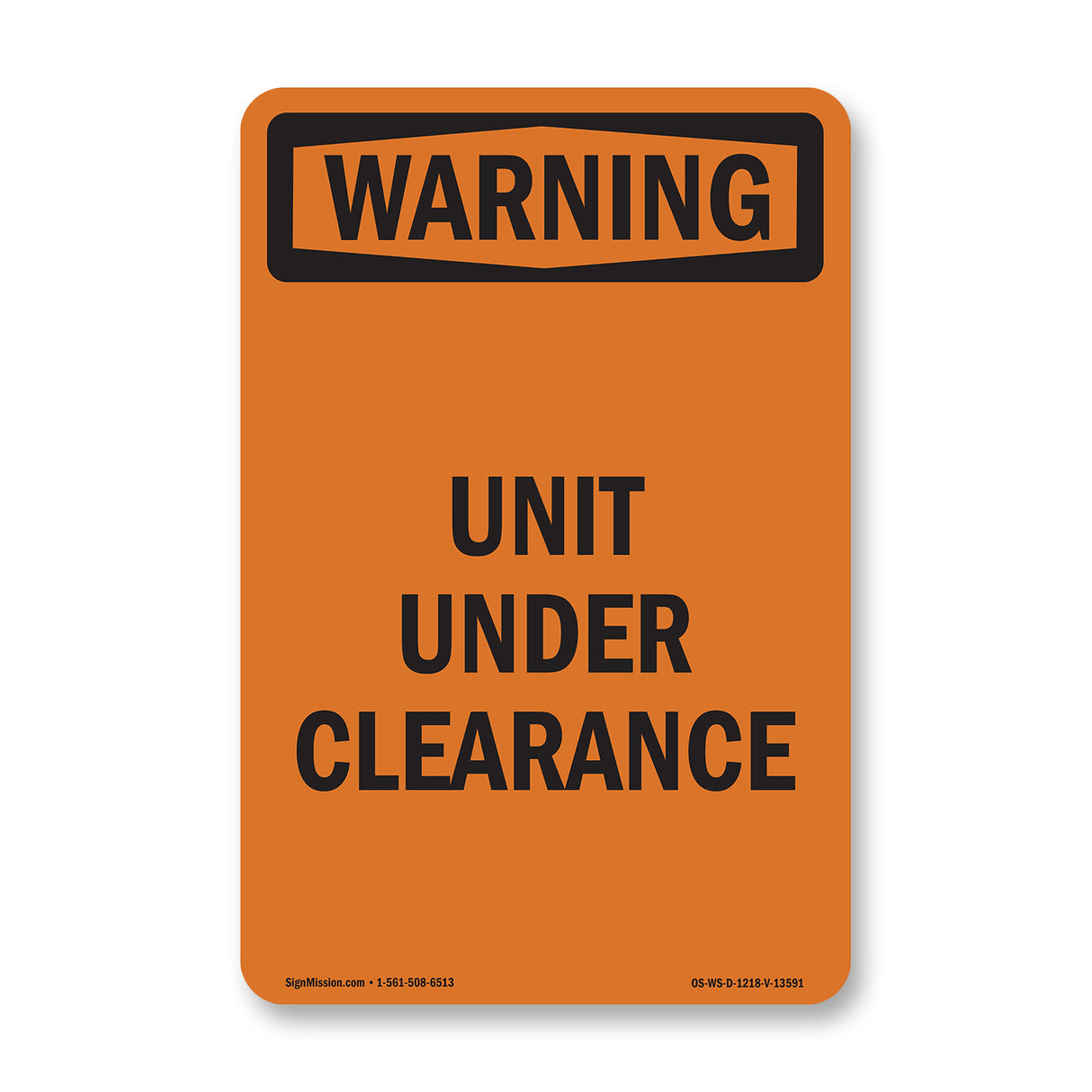 Unit Under Clearance