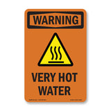 Very Hot Water With Symbol
