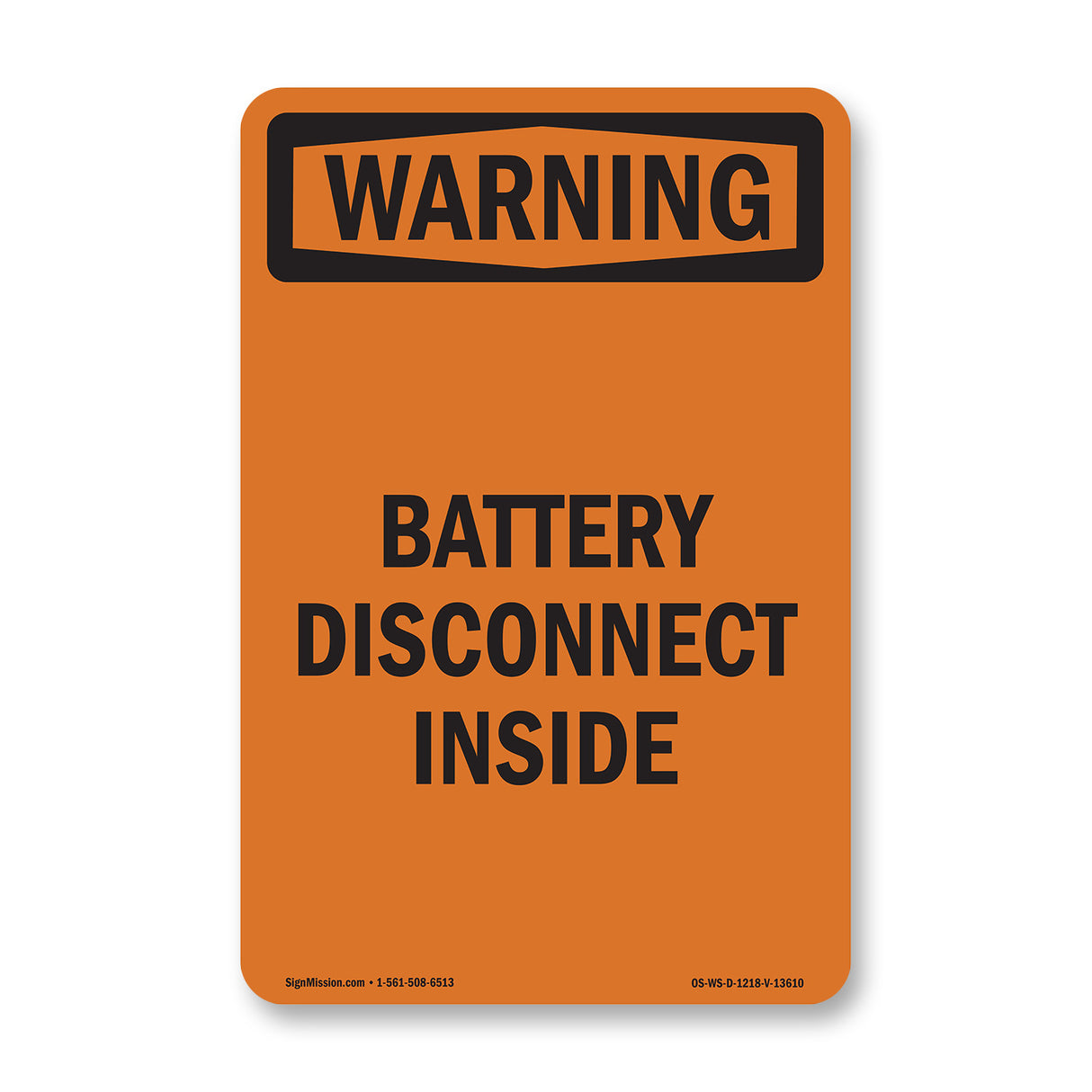 Battery Disconnect Inside