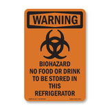 Biohazard No Food Or With Symbol