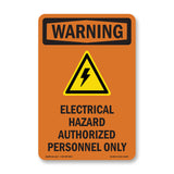 Electrical Hazard Authorized With Symbol