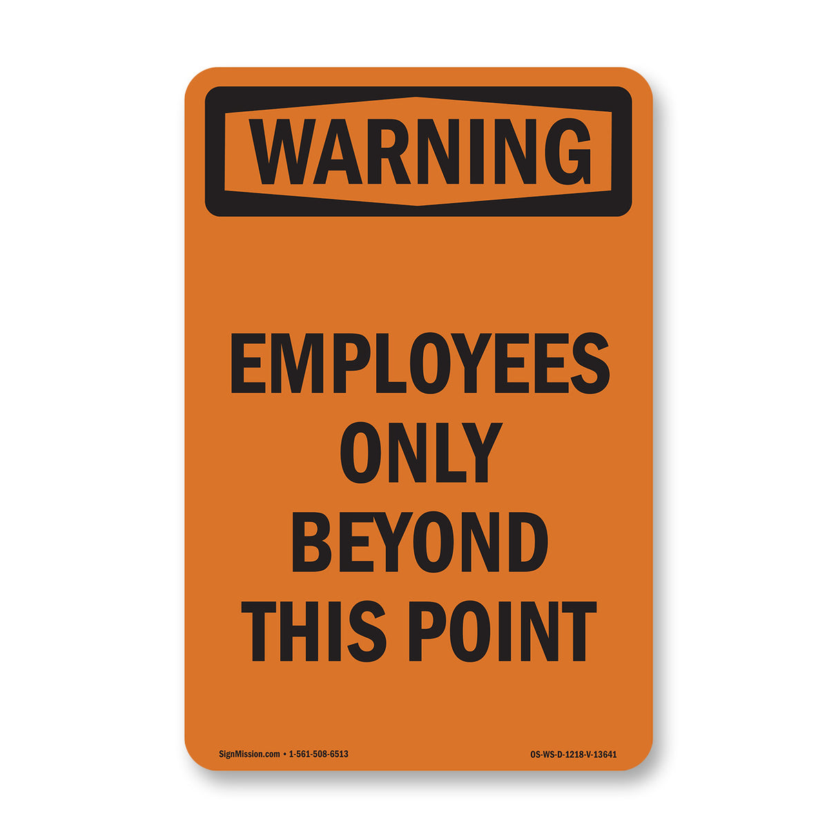 Employees Only Beyond This Point Bilingual