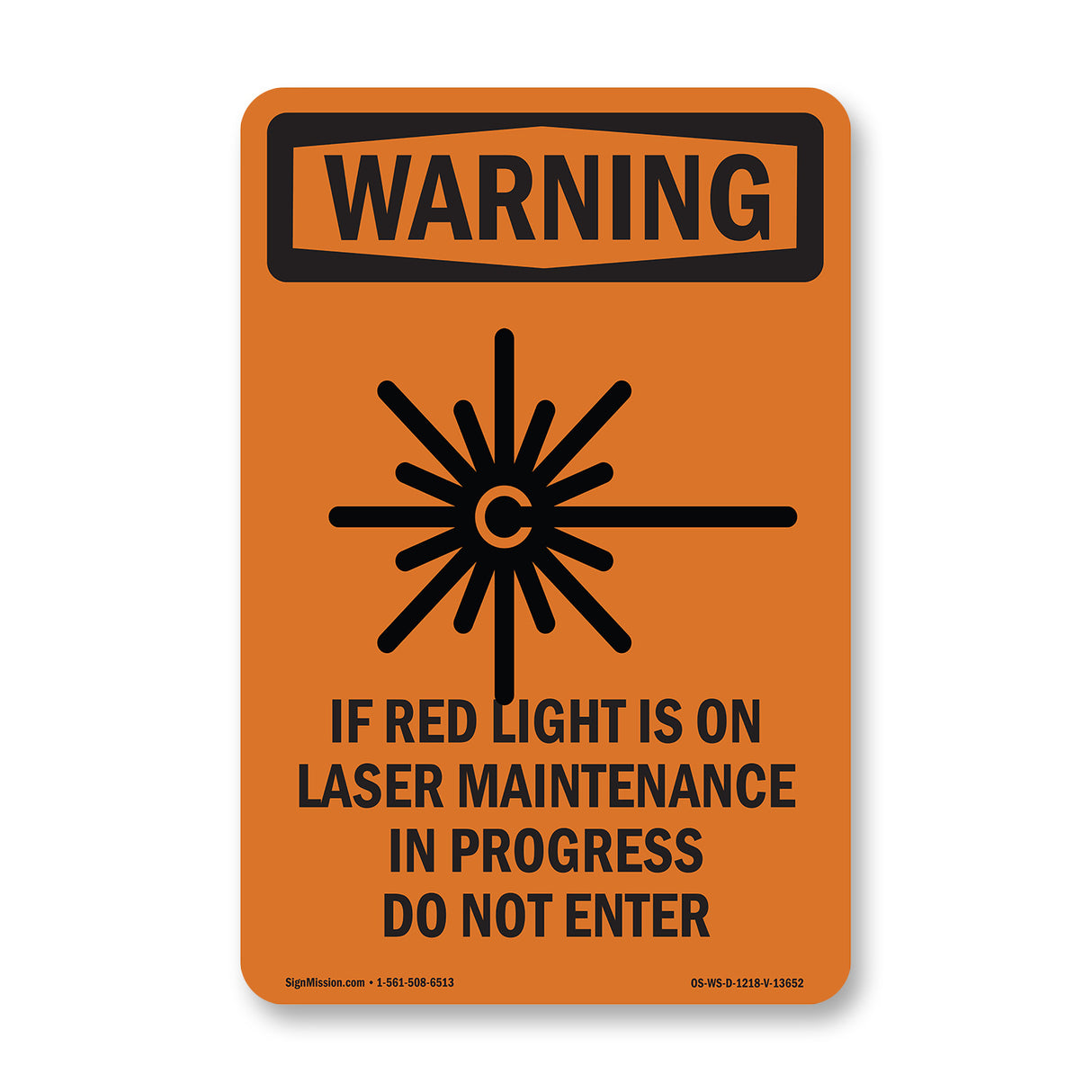If Red Light Is On Laser With Symbol