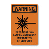If Red Light Is On Laser With Symbol
