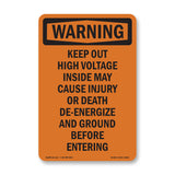Keep Out High Voltage Inside