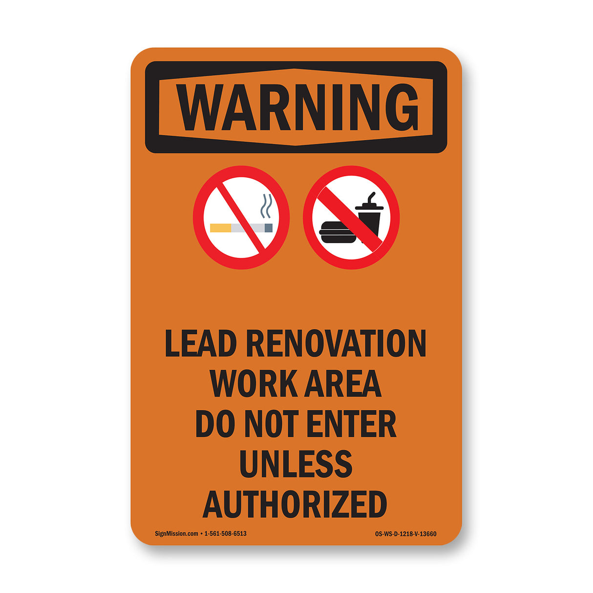 Lead Renovation Work With Symbol