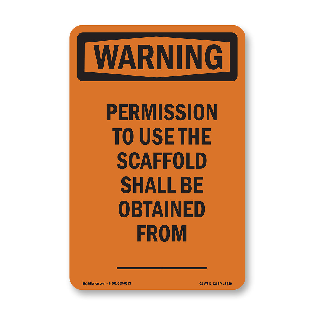 Permission To Use The Scaffold Obtained