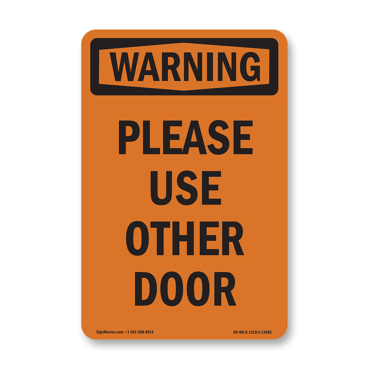 Please Use Other Door