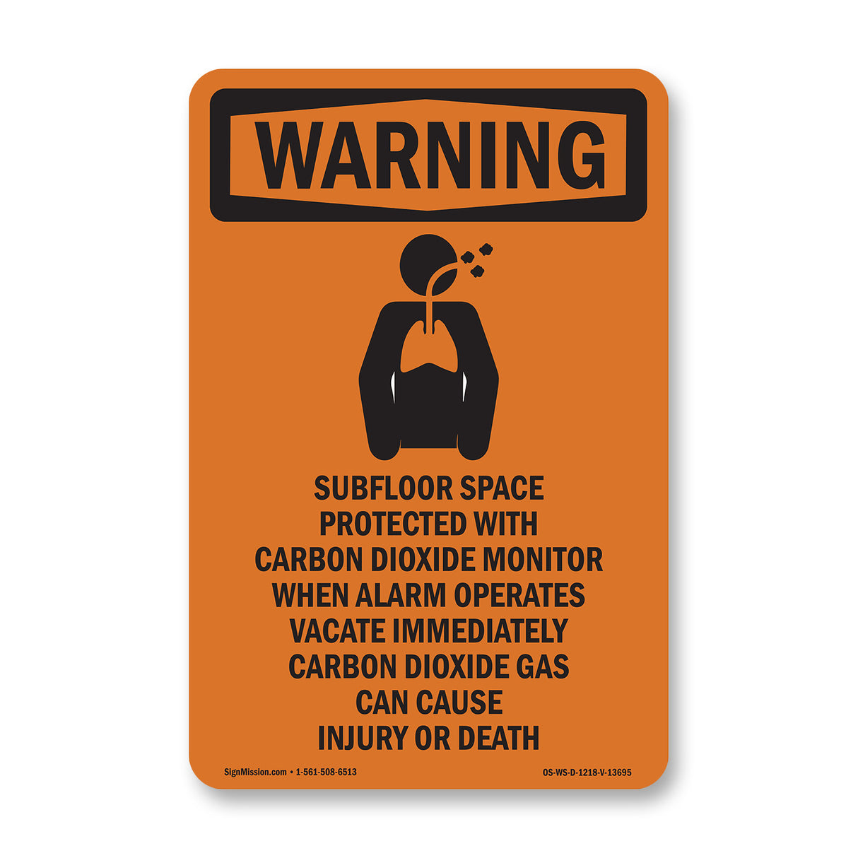 Subfloor Space Protected With Symbol