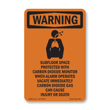 Subfloor Space Protected With Symbol