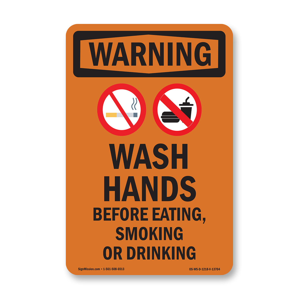 Wash Hands Before Eating Drinking Spanish