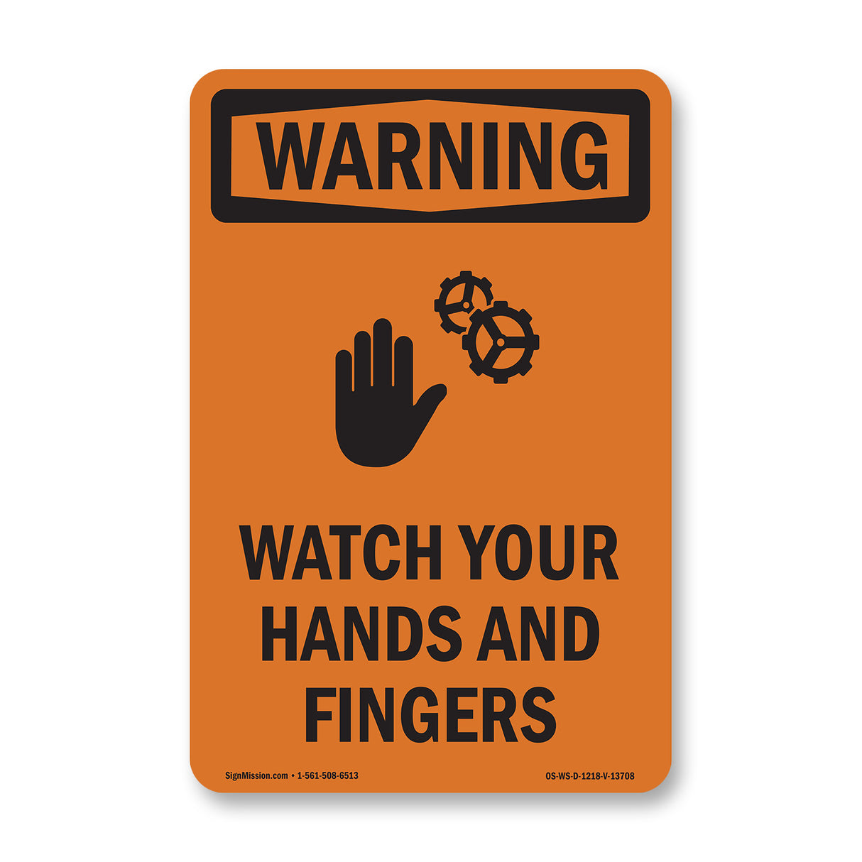 Watch Your Hands And Fingers Bilingual