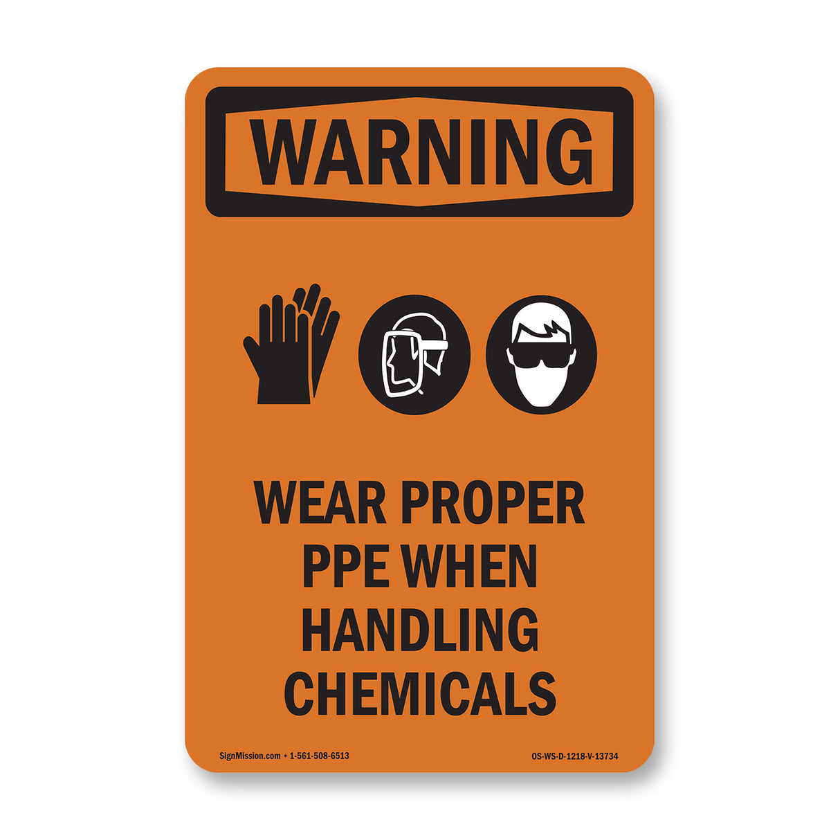 Wear Proper PPE Handling Chemicals