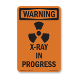 X-Ray In Progress With Symbol