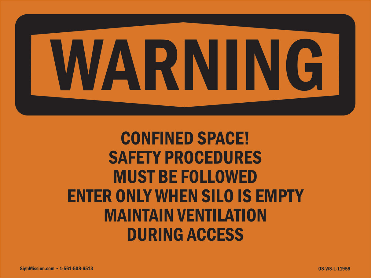 Confined Space! Safety Procedures