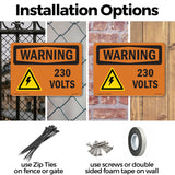 230 Volts With Symbol