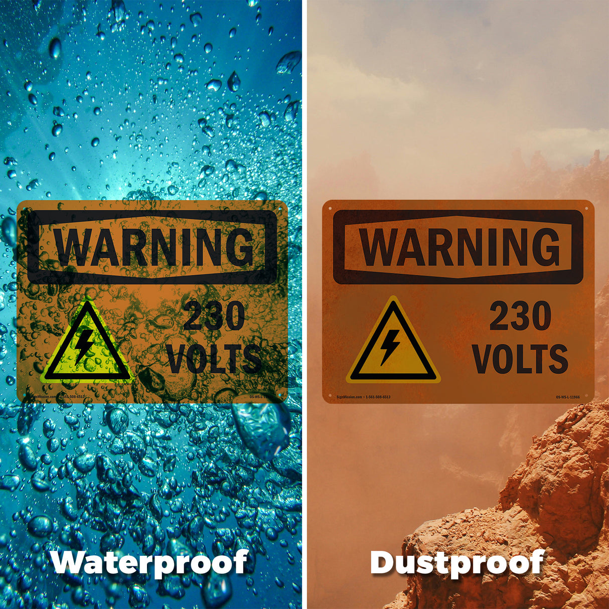 230 Volts With Symbol