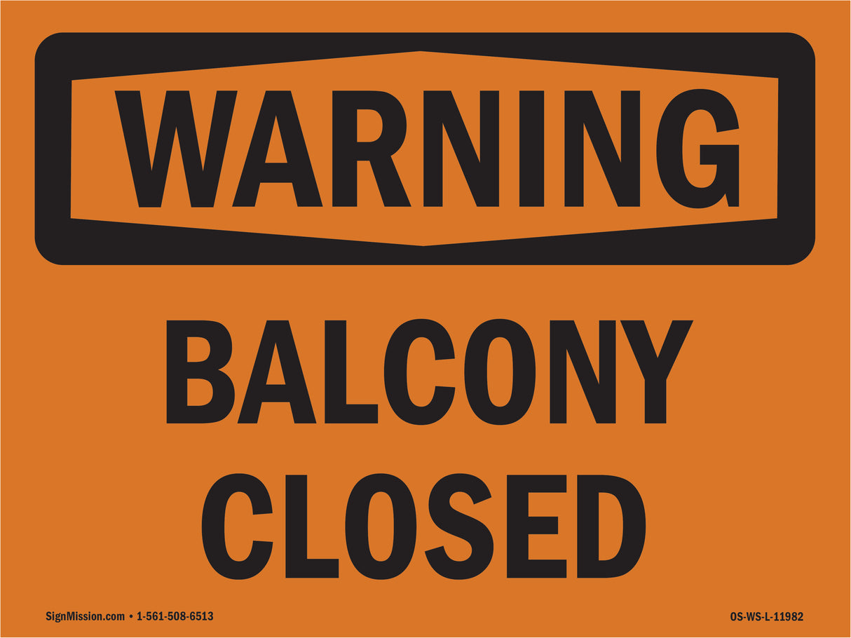 Balcony Closed