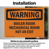 Boiler Room Mechanical Room Not An Exit