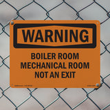 Boiler Room Mechanical Room Not An Exit