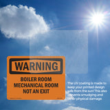 Boiler Room Mechanical Room Not An Exit